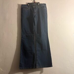 DKNY Jeans Times Square Flare Jeans Size 11 Dark Wash Stretch Denim